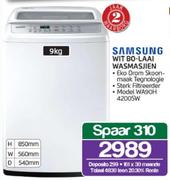 Samsung 9kg Wit bo-Laai Wasmasjien WA90H4200SW