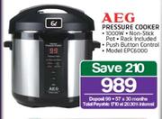 AEG 6L Pressure Cooker EPC6000