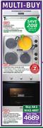Defy Stainless Steel Cookerhood, Slimline Hob And  Slimline Eye Level Oven Under Counter Oven