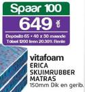 Vitafoam Erica 91Cm Skuimrubber Matras-Elk