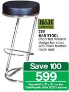 H&H Collection Zee Bar Stool