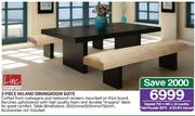 Linc 3 Piece Milano Dining Room Suite