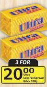 Ultra Low Fat Spread Brick-3 x 500g