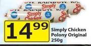 Simply Chicken Polony Original-250g