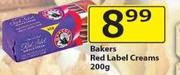 Bakers Red Label Cream-200g