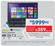Acer 11.6" Aspire Notebook-On A Mofaya MyGig 1 24 Month Contract