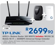 TP-Link ADSL2 + Modem Router 300 W8970