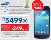 Samsung Galaxy S4 Mini Smartphone-On An Initial Smart S