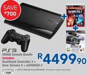 PS3 500GB Console Bundle