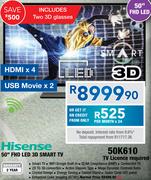Hisense 50" FHD LED 3D Smart TV 50K610