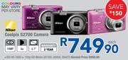 Nikon Coolpix S2700 Camera-Each