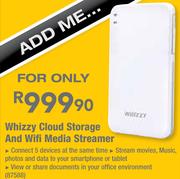 Whizzy Cloud Storage And WiFi Media Streamer