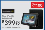 Body Glove New iPad 5 Folio Black-Each