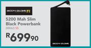 Body Glove 5200 Mah Slim Black Powerbank