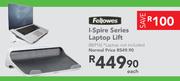 Fellowes I-Spire Series Laptop Lift-Each