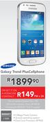 Samsung Galaxy Trend Plus Cellphone-On An Initial uChoose Flexi 100