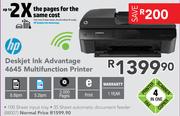 HP Deskjet Ink Advantage 4645 Multifunction Printer