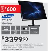 Samsung 27" LED Monitor