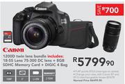 Canon 1200D Twin Lens Bundle