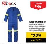 Beck Econo Conti Suit