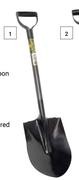 Lasher Round Nose Shovel