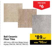 Bali Ceramic Floor Tiles-Per Sqm