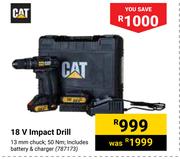 CAT 18V Impact Drill