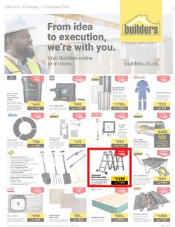 Builders Gauteng : From Idea To Execution, We're With You (16 January - 12 February 2024), page 1