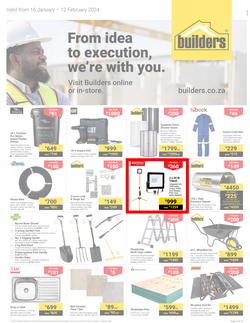 Builders Gauteng : From Idea To Execution, We're With You (16 January - 12 February 2024), page 1