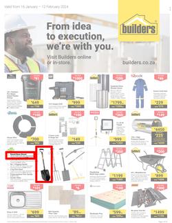 Builders Gauteng : From Idea To Execution, We're With You (16 January - 12 February 2024), page 1