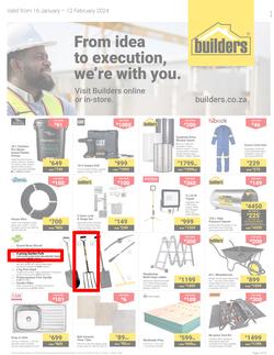Builders Gauteng : From Idea To Execution, We're With You (16 January - 12 February 2024), page 1