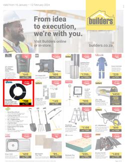 Builders Gauteng : From Idea To Execution, We're With You (16 January - 12 February 2024), page 1