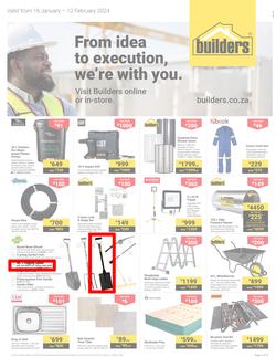 Builders Gauteng : From Idea To Execution, We're With You (16 January - 12 February 2024), page 1