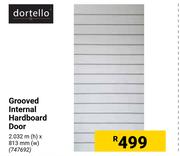 Dortello Grooved Internal Hardboard Door