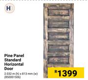 Pine Panel Standard Horizontal Door
