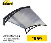 Builders Multiwall Awning