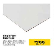 Single Face Supawood