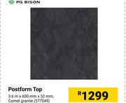PG Bison Postform Top