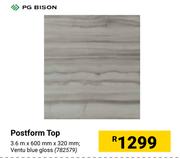 PG Bison Postform Top