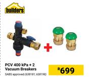 Builders PCV 400 Kpa + 2 Vacuum Breakers
