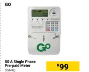 Go 80A Single Phase Prepaid Meter