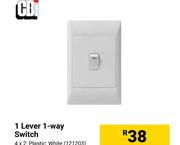 CBI 1 Lever 1 Way Switch