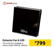 Power Worx Extractor Fan & LED