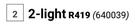 Design House Spotlight Range 2 Light