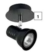 Design House Spotlight Range 1 Light