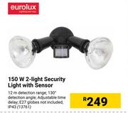 Eurolux 150W 2 Light Security Light With Sensor