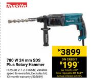 Makita 780W 24mm SDS Plus Roatry Hammer