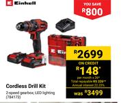 Einhell Cordless Drill Kit