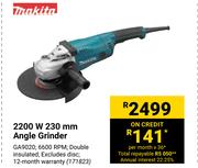 Makita 2200W 230mm Angle Grinder