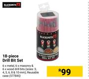 Black Smith 18 Piece Drill Bit Set
